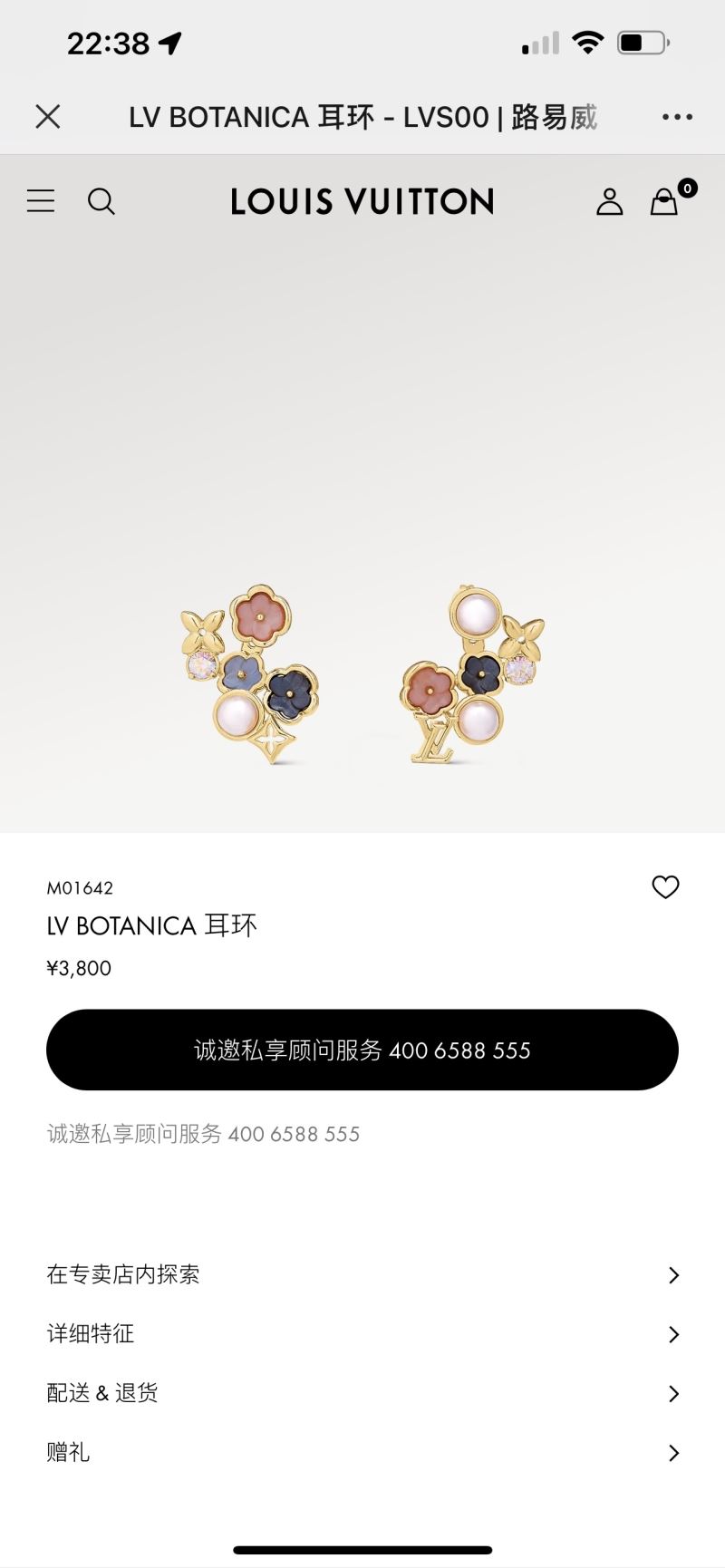 Louis Vuitton Earrings